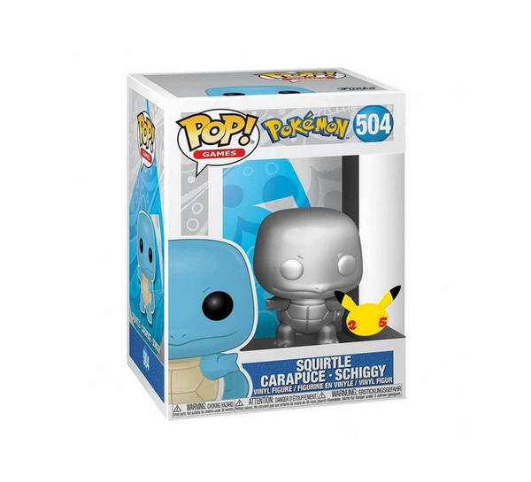 Funko Pop! | Squirtle #504 - Pokémon 25º Aniversario