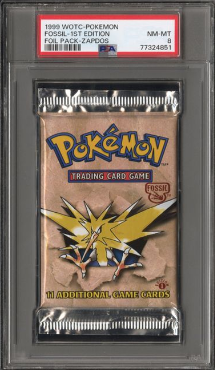 Sobre Gradeado Fossil 1st Edition 1999-2000