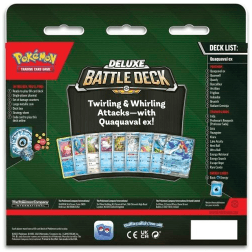 POKEMILLON Pokémon | Deluxe Battle Deck: Quaquaval EX Inglés 2023