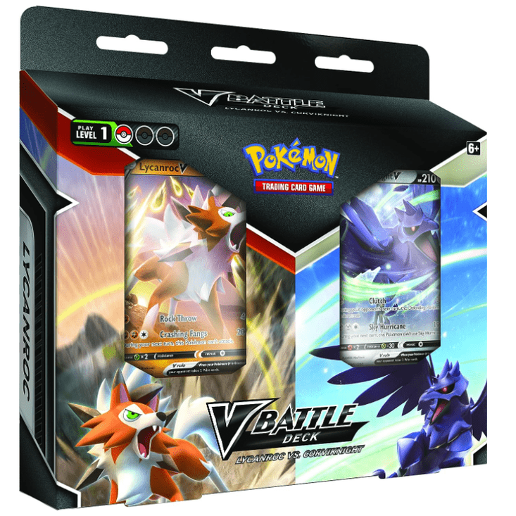 Mazo Lycanroc V vs Corviknight V Battle Deck Bundle Pokemillon 001
