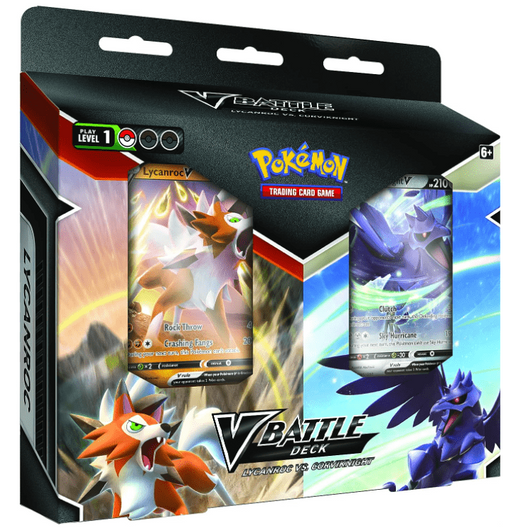 POKEMILLON Pokémon | Mazo Lycanroc V vs Corviknight V Battle Deck Bundle