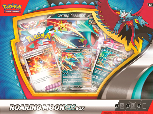Pokémon | Caja Roaring Moon ex Inglés 2023