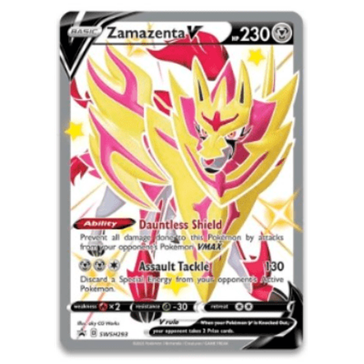 Shiny Zamazenta con Figura Cenit Supremo | Crown Zenith Pokemillon 003