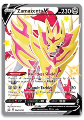 Pokémon | Caja Shiny Zamazenta con Figura Crown Zenith Inglés 2023
