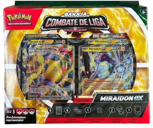 Pokémon | Baraja Combate de Liga Miraidon ex Español 2023