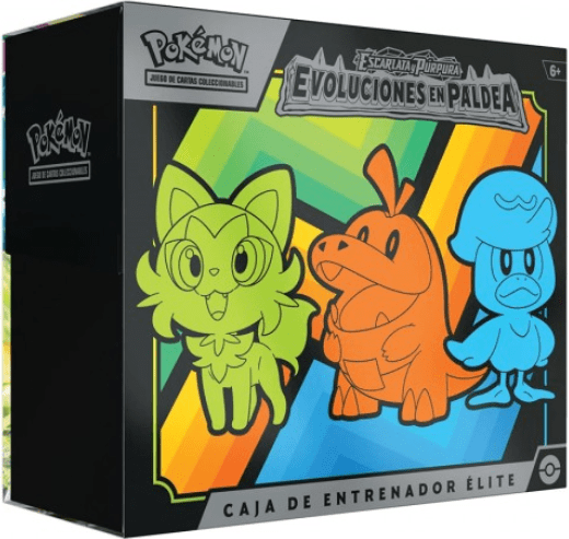POKEMILLON Pokémon | Caja Élite en Entrenador Evoluciones de Paldea Español 2023
