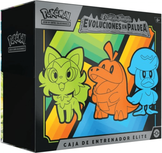 Pokémon | Caja Élite en Entrenador Evoluciones en Paldea Español 2023