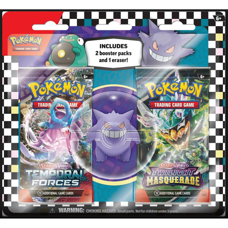 Blister 2 Sobres Gengar o Bellibolt Pokemillon 002