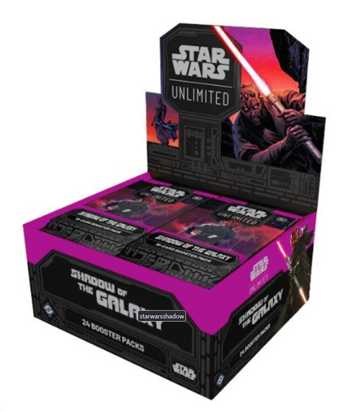 Star Wars Unlimited | Caja de 24 Sobres de Shadows Of The Galaxy Inglés 2024