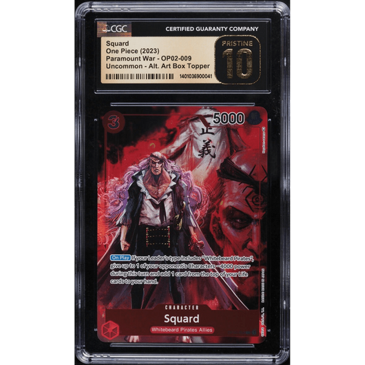 POKEMILLON Segunda Mano CGC 10 | Squard (OP02-009) (V.2) Paramount War  2023 Inglés