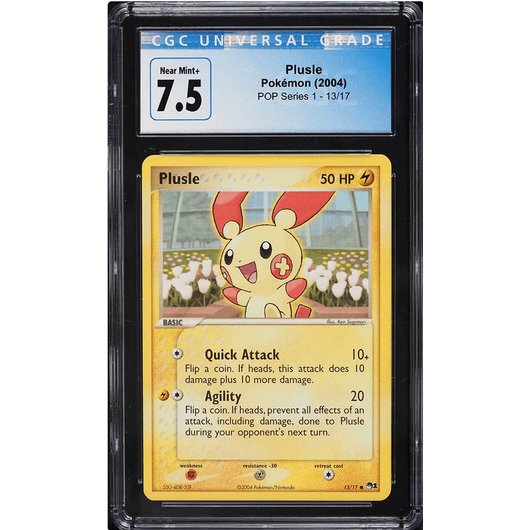 POKEMILLON Segunda Mano CGC 7.5 | Plusle (POP1 13) POP Series 1 Inglés