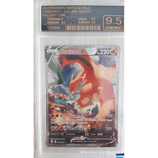 POKEMILLON Segunda Mano EG 9.5 | Charizard V (BRS 154) Brilliant Stars Inglés 2022