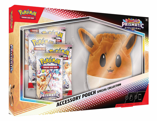 POKEMILLON [Precompra] Pokémon | Caja con Accesorios de Eevee de Evoluciones Prismáticas Español 2025