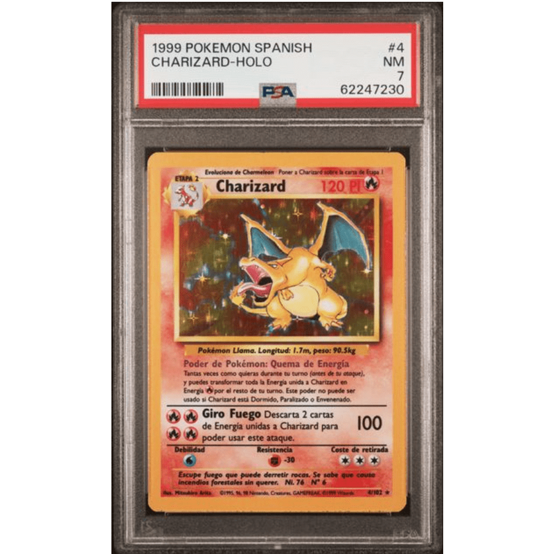 Charizard (BS 4) Base Set Español 1999 Pokemillon 001