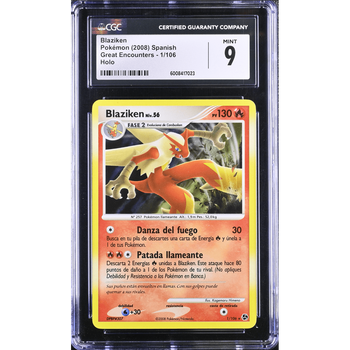 POKEMILLON Segunda Mano CGC 9 | Blaziken Lv.56 (GE 1) Great Encounters 2008 Español