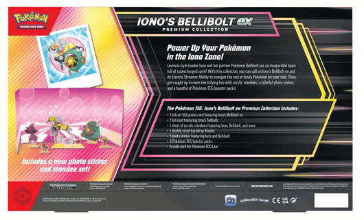 POKEMILLON [Precompra] Pokémon | Caja Iono’s Bellibolt ex Premium Collection de Journey Together Inglés 2025