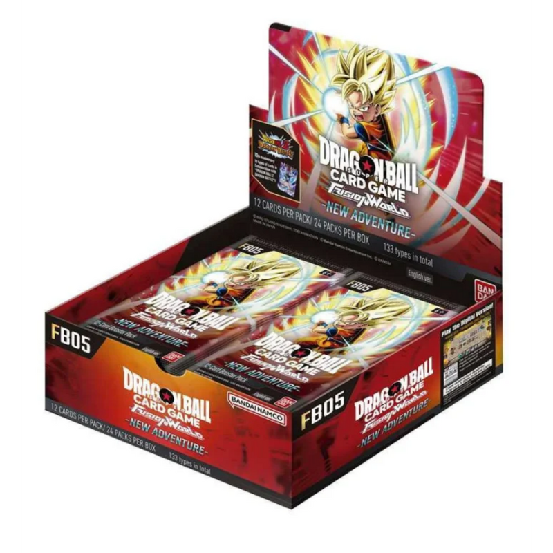 Dragon Ball | Caja de Dragon Ball Fusion World FB-05 New Adventure Inglés 2025 Pokemillon 001