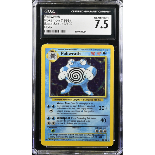 CGC 7.5 | Poliwrath (BS 13) Base Set 1999 Inglés