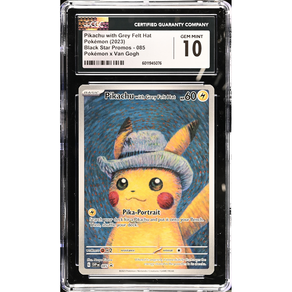 Pikachu with Grey Felt Hat (SVP 085) Scarlet and Violet Black Star Promo