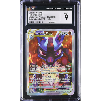 CGC 9 | Lucario VSTAR (SWSH 291) 2022 Inglés
