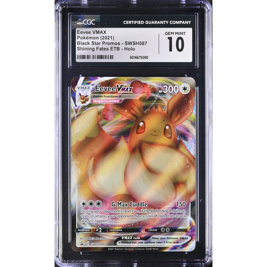 CGC 10 | Eevee VMAX (SWSH 087) SWSH Black Star Promos 2021 Inglés