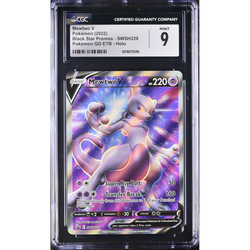 CGC 9 | Mewtwo V (SWSH 229) SWSH Black Star Promos 2022 Inglés