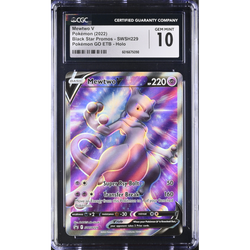CGC 10 | Mewtwo V (SWSH 229) SWSH Black Star Promos 2022 Inglés