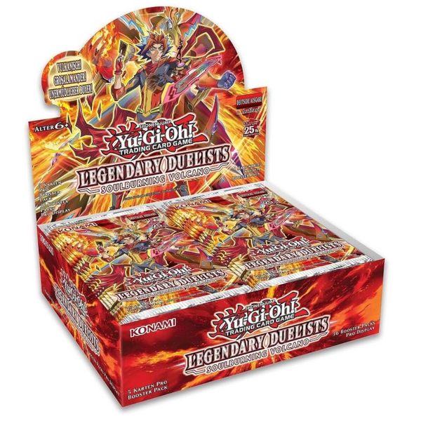 Yu-Gi-Oh! | Booster Box de 36 Sobres de Legendary Duelists : Soulburning Volcano 2022 Inglés