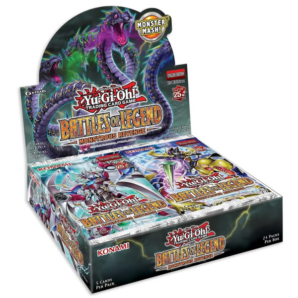 Yu-Gi-Oh! | Booster Box de 24 Sobres de Battles of Legend: Monstrous Revenge 2022 Inglés