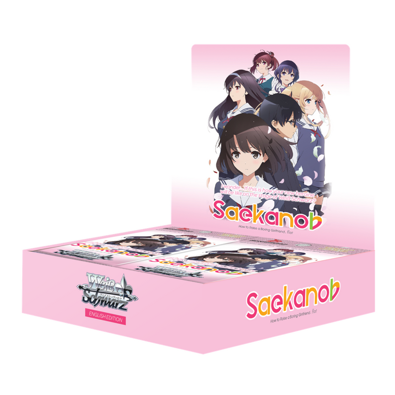 Weiß Schwarz | Booster Box 16 Sobre de Saekano How to Raise a Boring Girlfriend. flat Inglés 2024 Pokemillon 001
