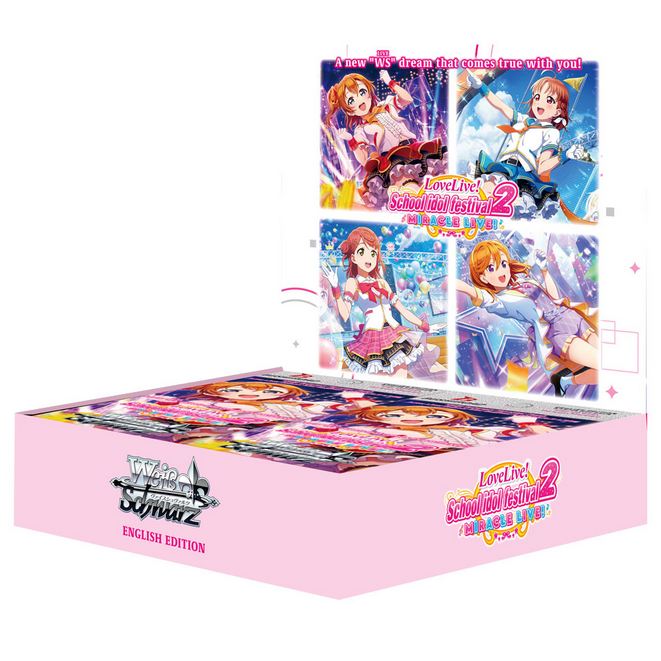 Weiß Schwarz | Booster Box 16 Sobre de Love Live School idol festival 2 MIRACLE LIVE! Pokemillon 001
