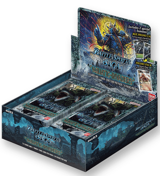 Battle Spirits Saga | Booster Box 24 Sobre de Aquatic Invaders Inglés 2024