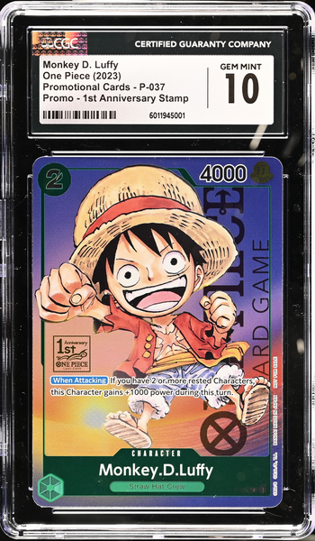 CCG 10 | One Piece Monkey.D.Luffy (P-043) Shonen Jump 2023 Japonais