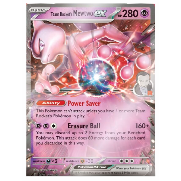 Caja Team Rocket’s Mewtwo ex Box