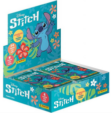 Panini x Stitch | Caja de 24 Sobres de Stitch Disney Cartas Coleccionables Inglés 2024