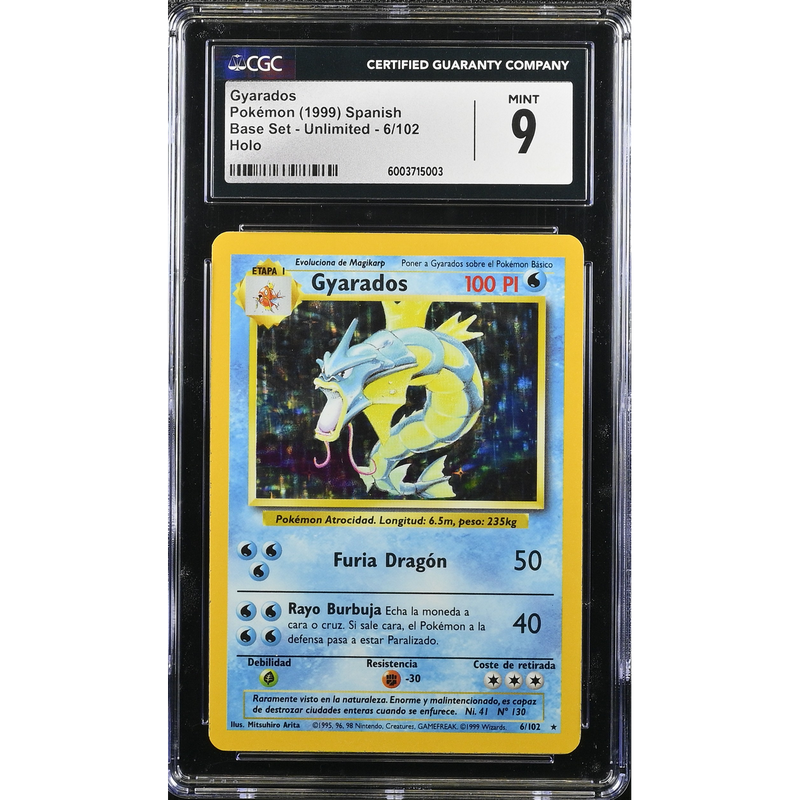 Gyarados (BS 6) Base Set Español 1999 Pokemillon 001