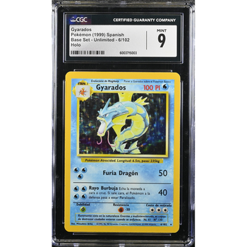 CGC 9 | Gyarados (BS 6) Base Set Español 1999