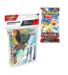 Pokémon | Álbum 60 Bolsillos Legendarios de Paldea + Sobre Obsidian Flames Inglés 2022
