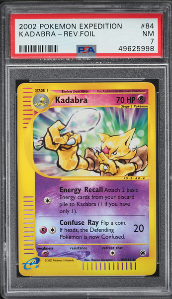 PSA 7 | Kadabra (EX 84) Expedition Base Set NM Inglés 2002