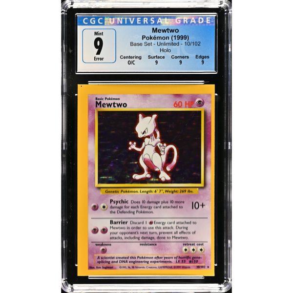 Mewtwo (BS 10) Base Set Inglés 1999