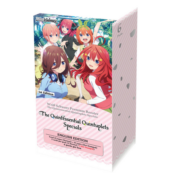 Weiss Schwarz | Booster Box 6 Sobre The Quintessential Quintuplets Specials Premium
