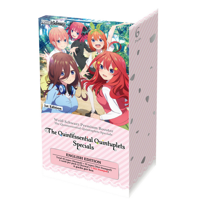 Weiss Schwarz | Booster Box 6 Sobre The Quintessential Quintuplets Specials Premium Pokemillon 001