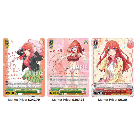 Weiss Schwarz | Booster Box 6 Sobre de The Quintessential Quintuplets Specials Premium Inglés 2024 [Precompra]