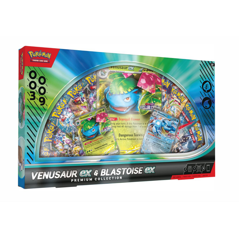 Venusaur ex and Blastoise ex Premium Collection Pokemillon 001