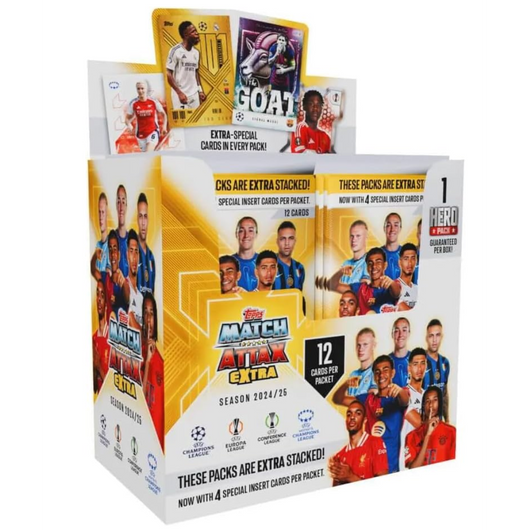Topps | Topps UCC Superstars 23/24 - Hanger Pack - 4 UEFA Superstars 2024 Packs