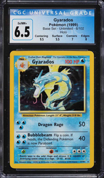 CGC 6.5 | Gyarados (BS 6) Base Set