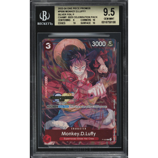 CCG 10 | One Piece Monkey.D.Luffy (P-043) Shonen Jump 2023 Japonais