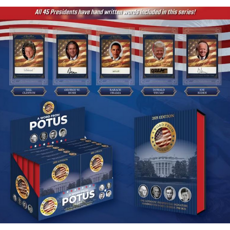 SportCards | 2025 POTUS A Word from the President Hobby Box Pokemillon 001