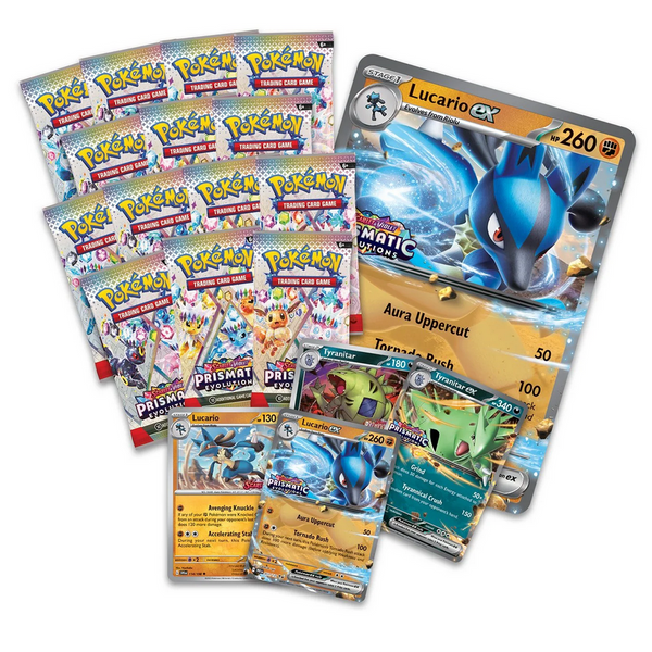 Lucario ex & Tyranitar ex Premium Collection Evoluciones Prismáticas | Prismatic Evolutions - Pokemillon - 02