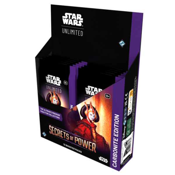 Star Wars Unlimited | Secrets of Power Carbonite Booster Display